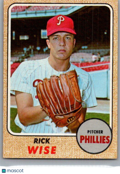 1968 Topps #262 Rick Wise EX/NM