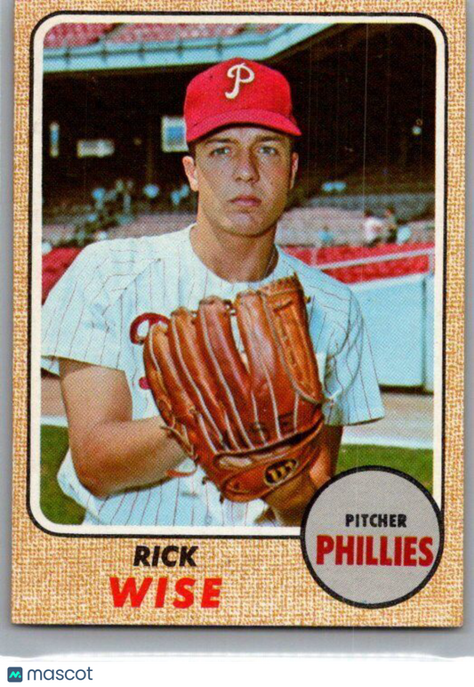 1968 Topps #262 Rick Wise EX/NM