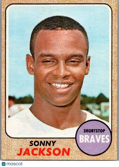 1968 Topps #187 Sonny Jackson VG/EX