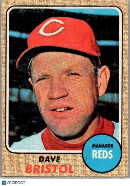 1968 Topps #148 Dave Bristol VG/EX