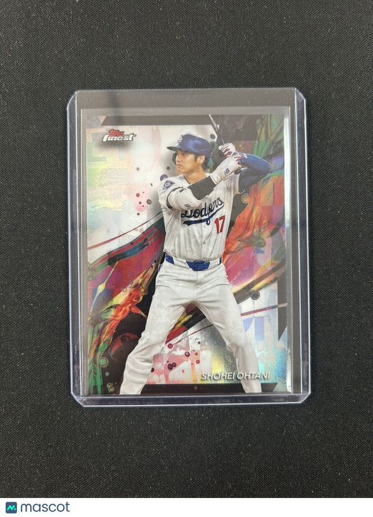 2024 Topps Finest Shohei Ohtani Common Chrome #100 Los Angeles Dodgers