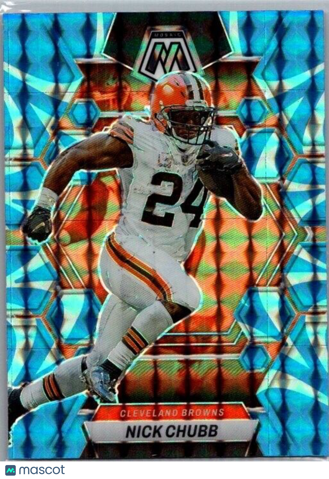 2023 Panini Mosaic - #49 Nick Chubb Blue Reactive