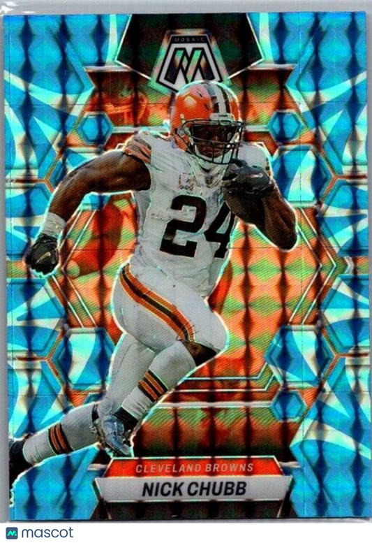 2023 Panini Mosaic - #49 Nick Chubb Blue Reactive