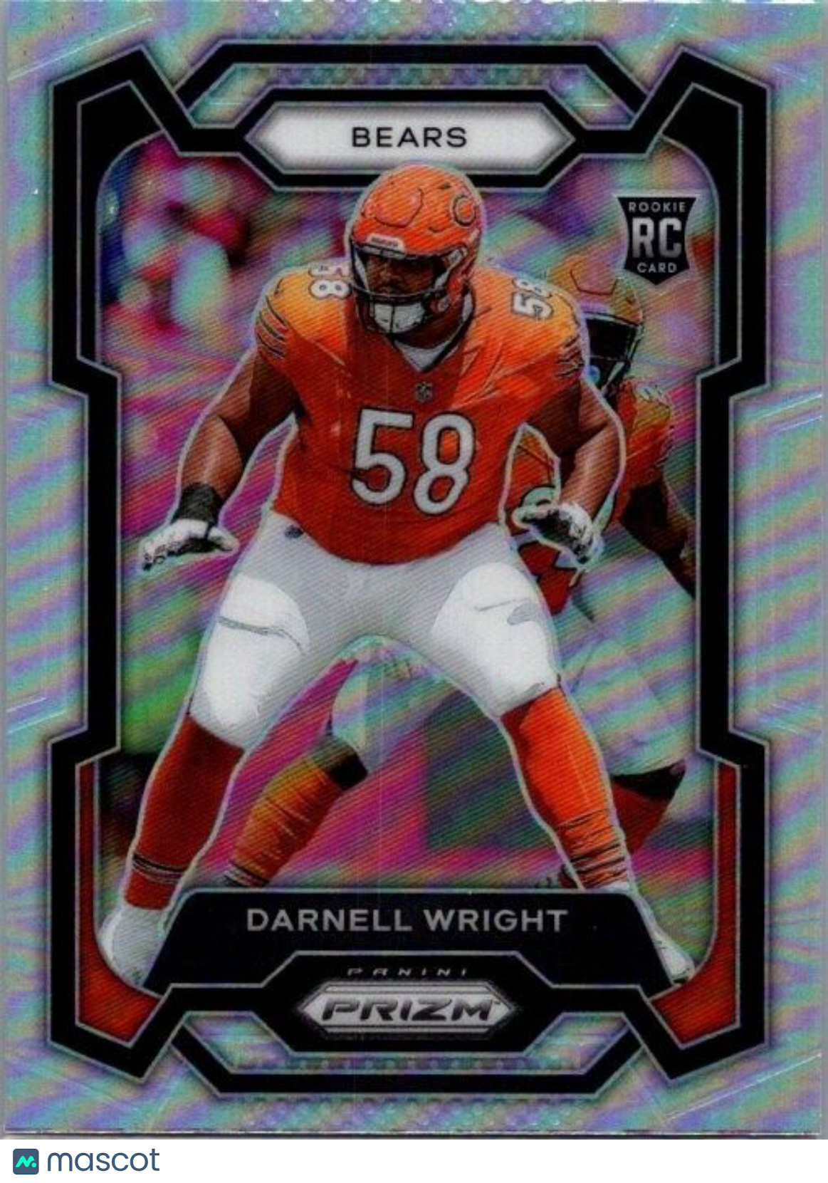 2023 Panini Prizm - Rookies #313 Darnell Wright (RC) Silver Prizm