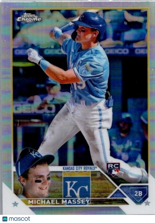 2023 Topps Chrome - #42 Michael Massey (RC) Refractor