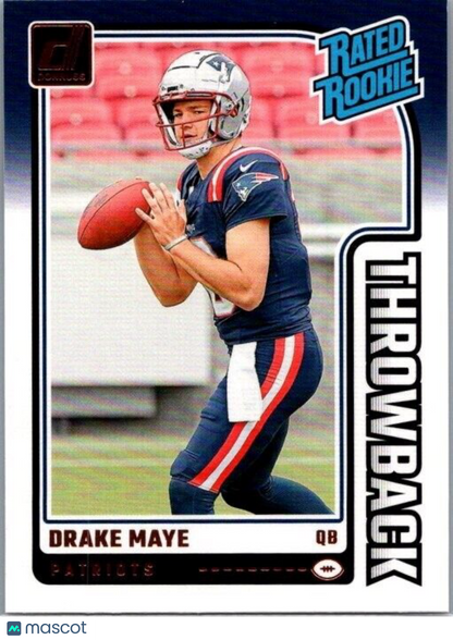 2024 Donruss Throwback Drake Maye Rated Rookie