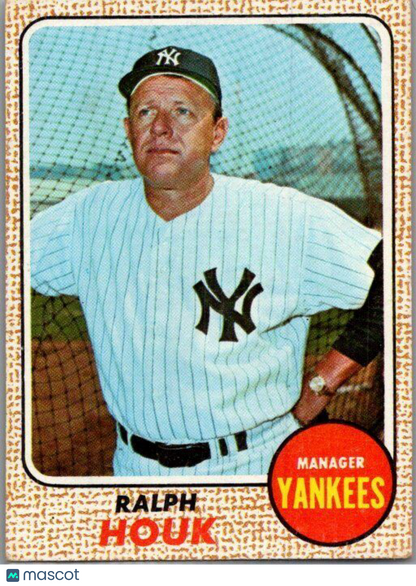 1968 Topps #47 Ralph Houk VG/EX