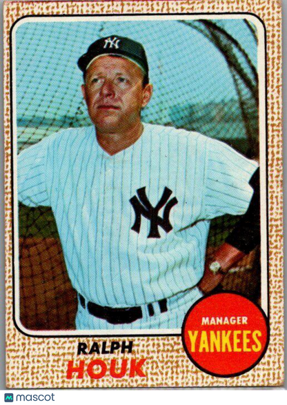 1968 Topps #47 Ralph Houk VG-EX