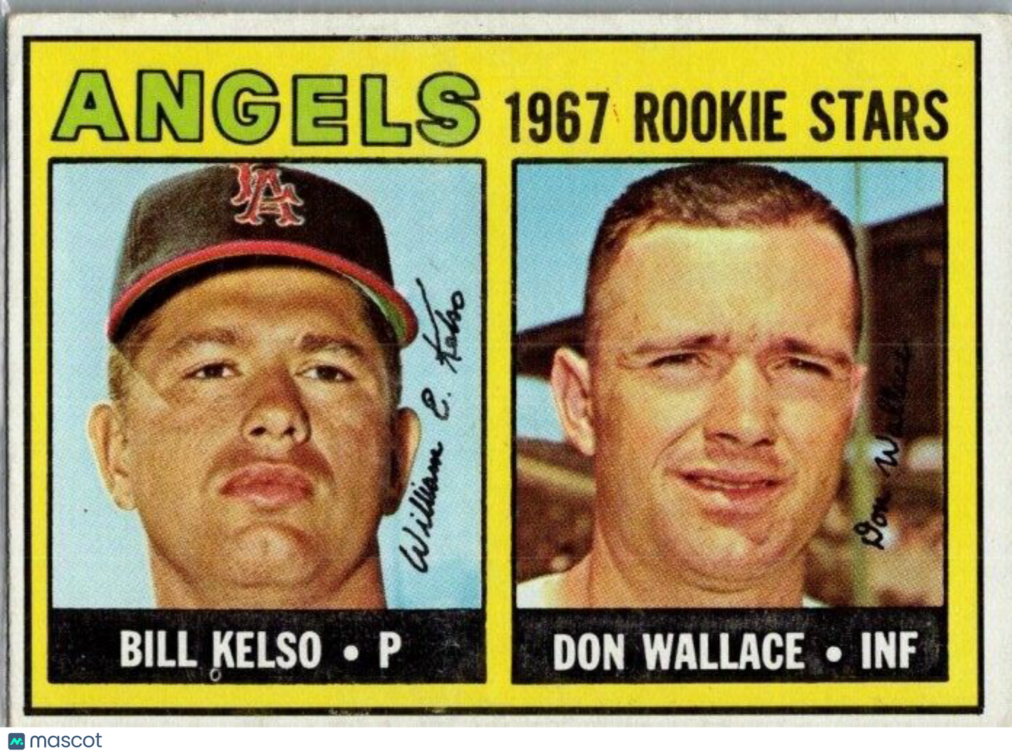 1967 Topps - 1967 Rookie Stars #367 Bill Kelso, Don Wallace (RC)