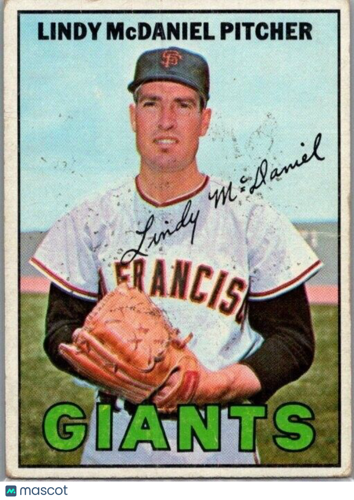 1967 Topps - #46 Lindy McDaniel