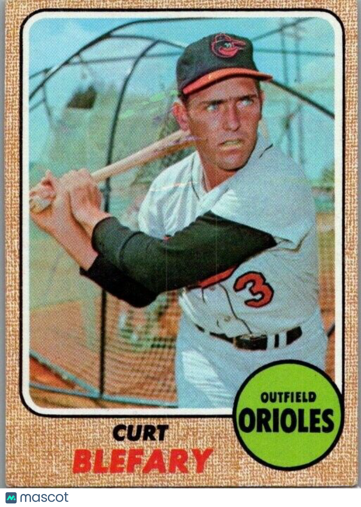 1968 Topps - #312 Curt Blefary