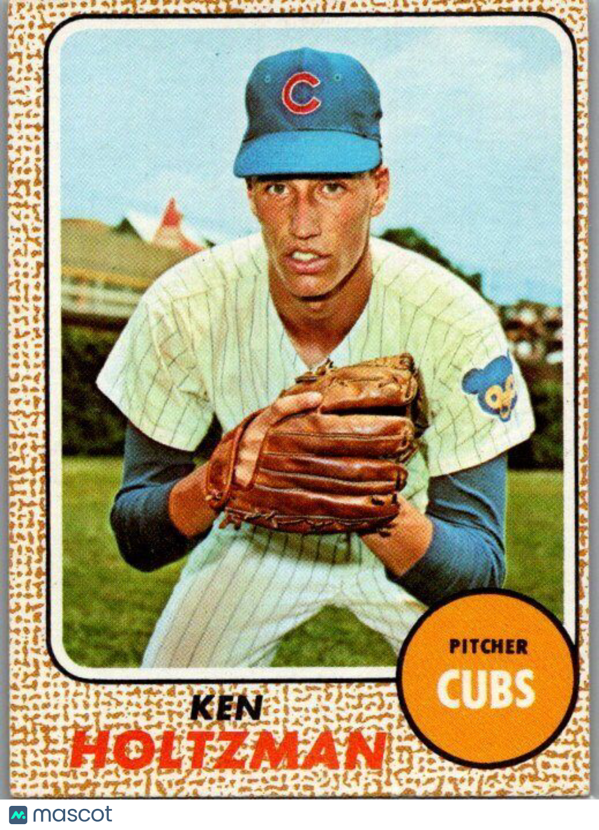 1968 Topps Milton Bradley Win-A-Card #60 Ken Holtzman VG-EX