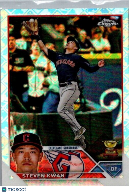 2023 Topps Chrome - Prism Refractor #107 Steven Kwan