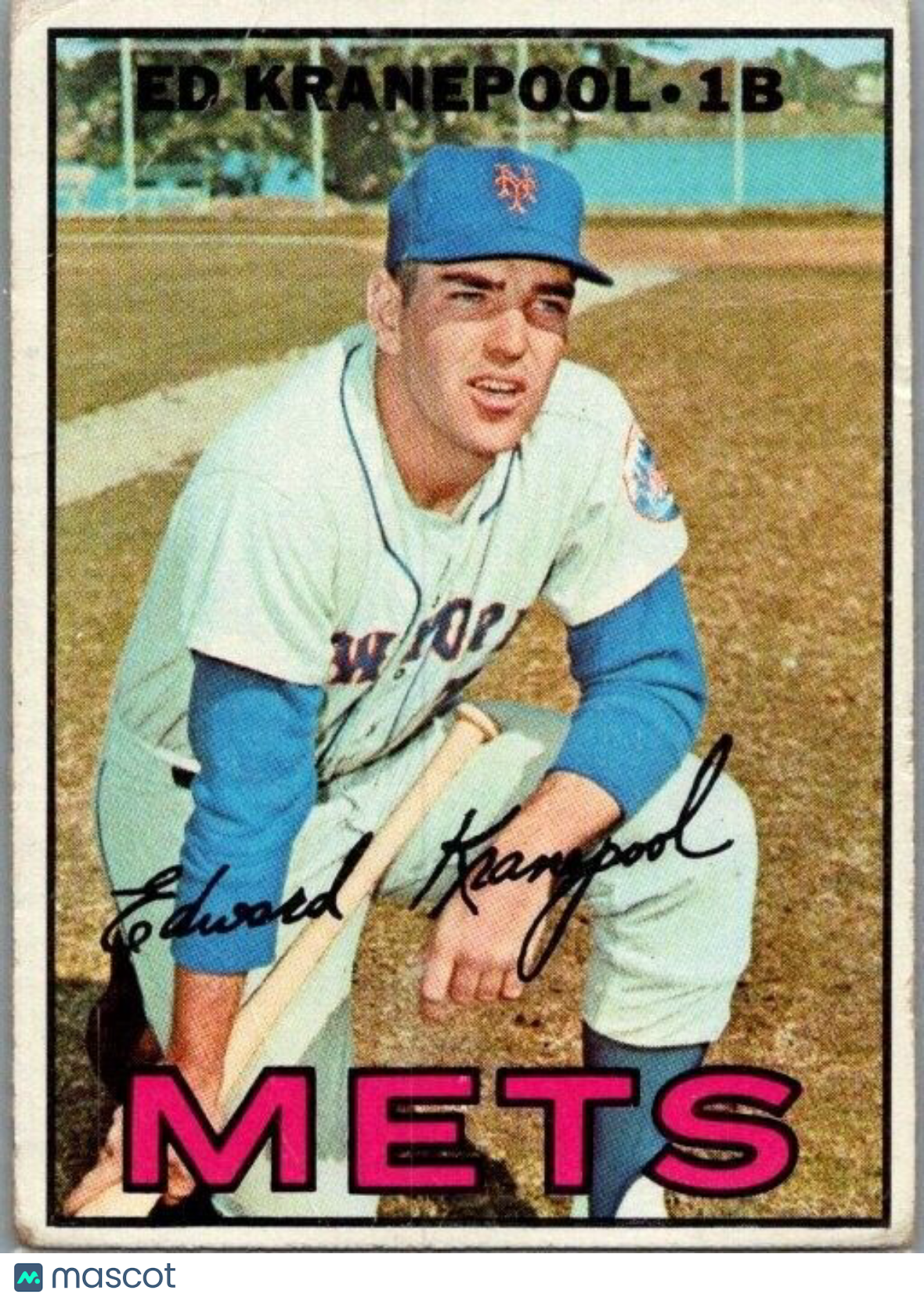 1967 Topps - #452 Ed Kranepool