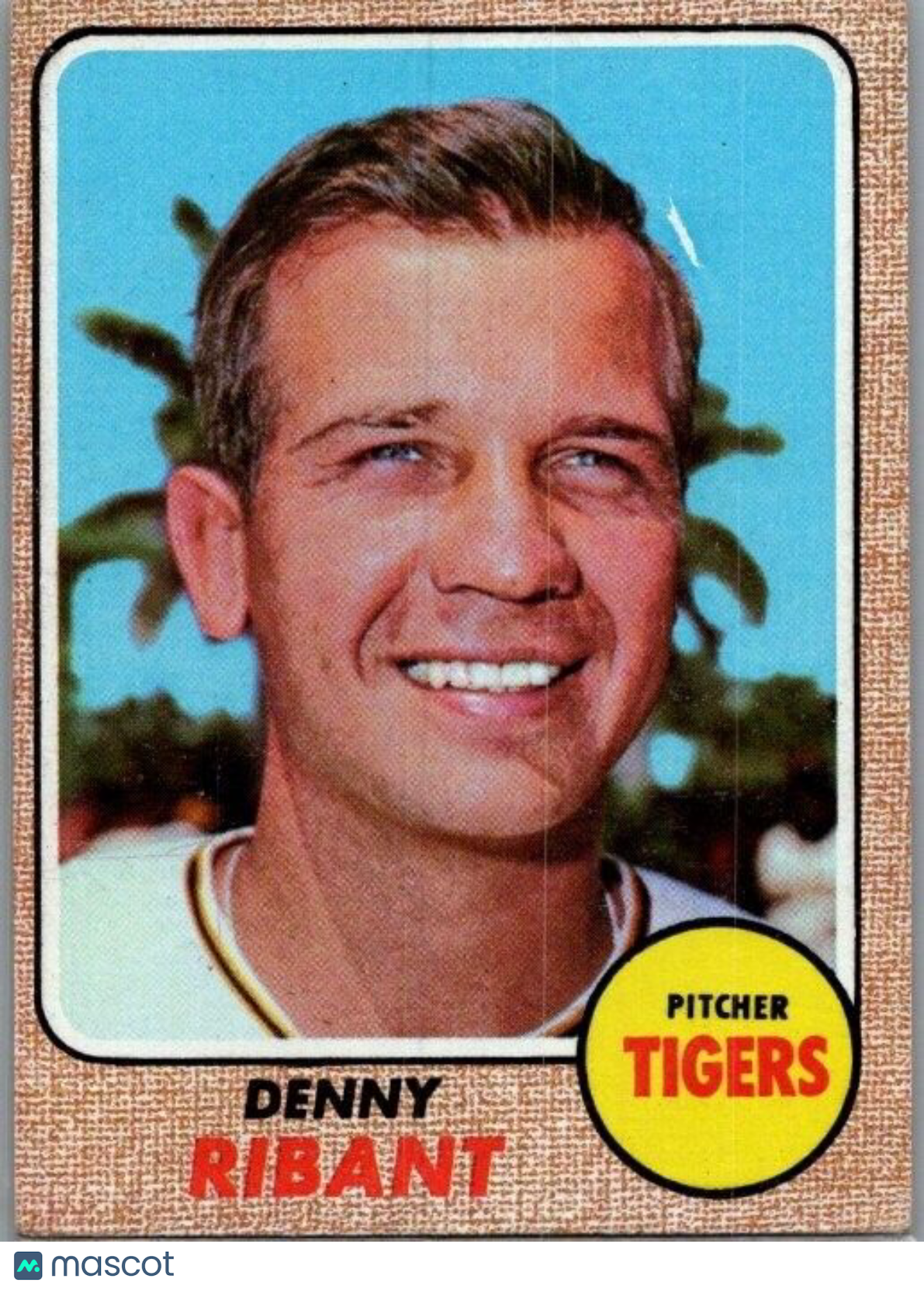 1968 Topps Dennis Ribant #326