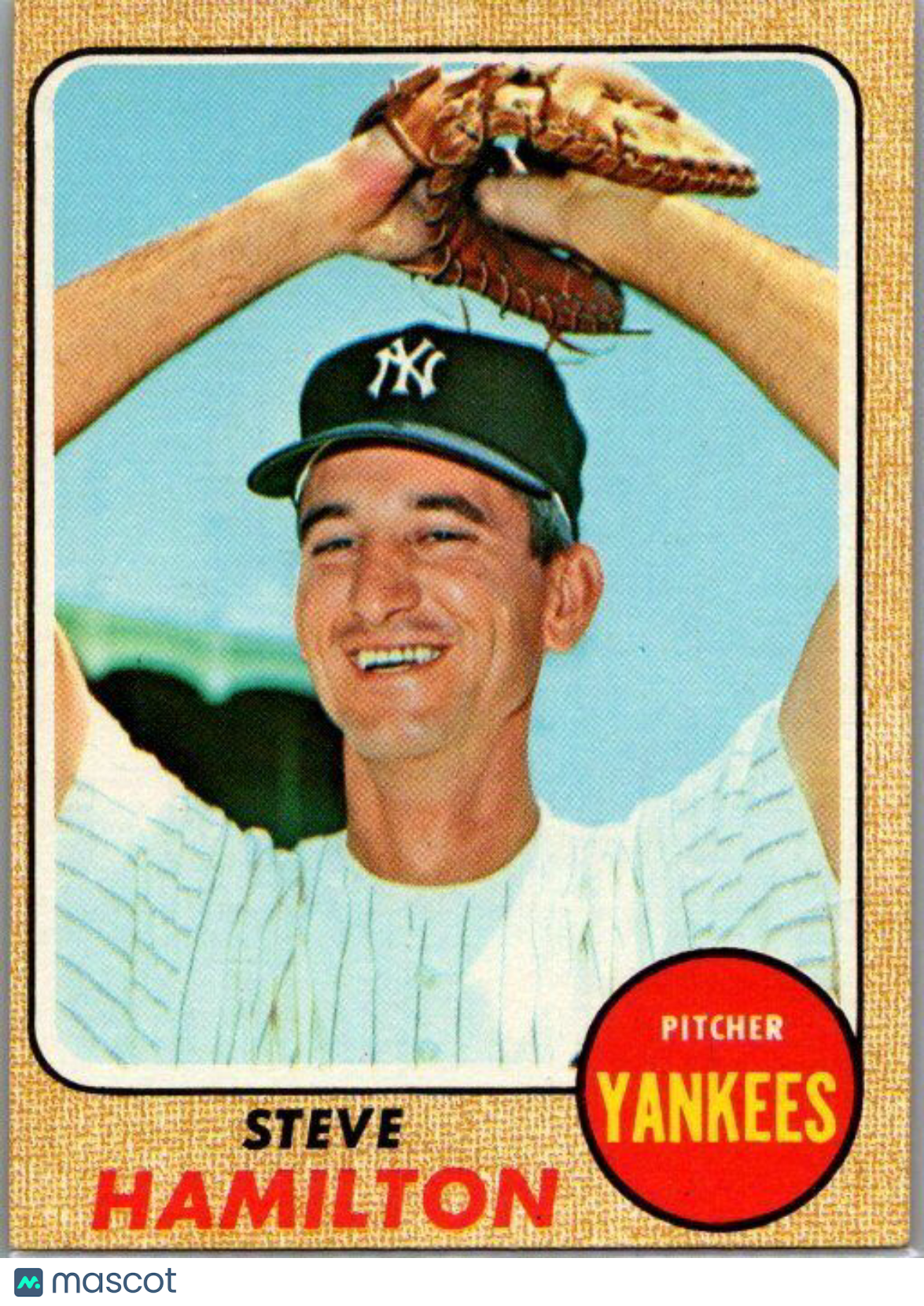 1968 Topps High Number #496 Steve Hamilton EX-NM