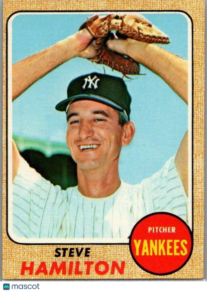 1968 Topps High Number #496 Steve Hamilton EX-NM