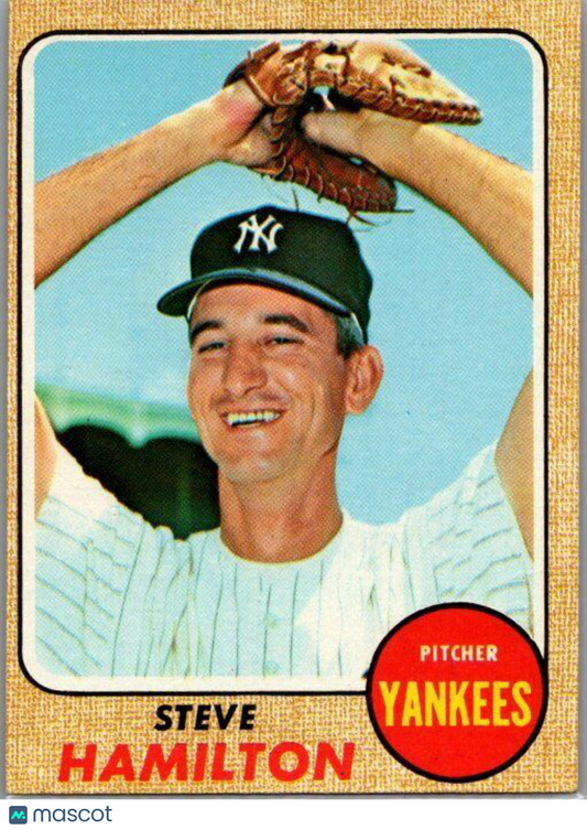 1968 Topps High Number #496 Steve Hamilton EX-NM