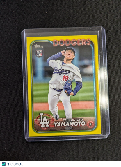 2024 Topps Series 2 Yellow- #553 Yoshinobu Yamamoto (RC)