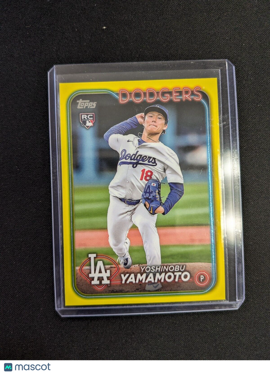 2024 Topps Series 2 Yellow- #553 Yoshinobu Yamamoto (RC)