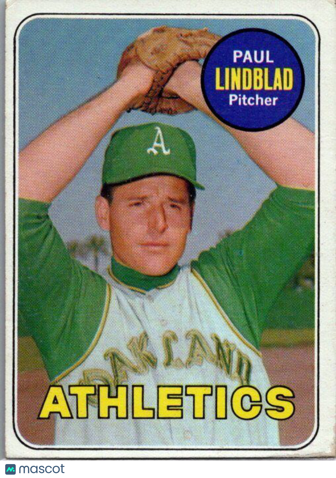 1969 Topps #449 Paul Lindblad