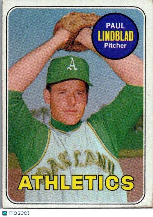 1969 Topps #449 Paul Lindblad