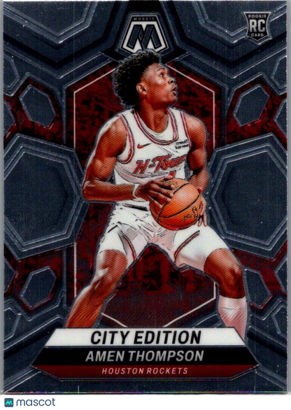 2023-24 Panini Mosaic Amen Thompson #281 RC City Edition