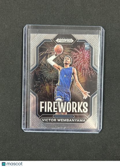 2023 Panini Prizm Draft Picks Fireworks Victor Wembanyama #1