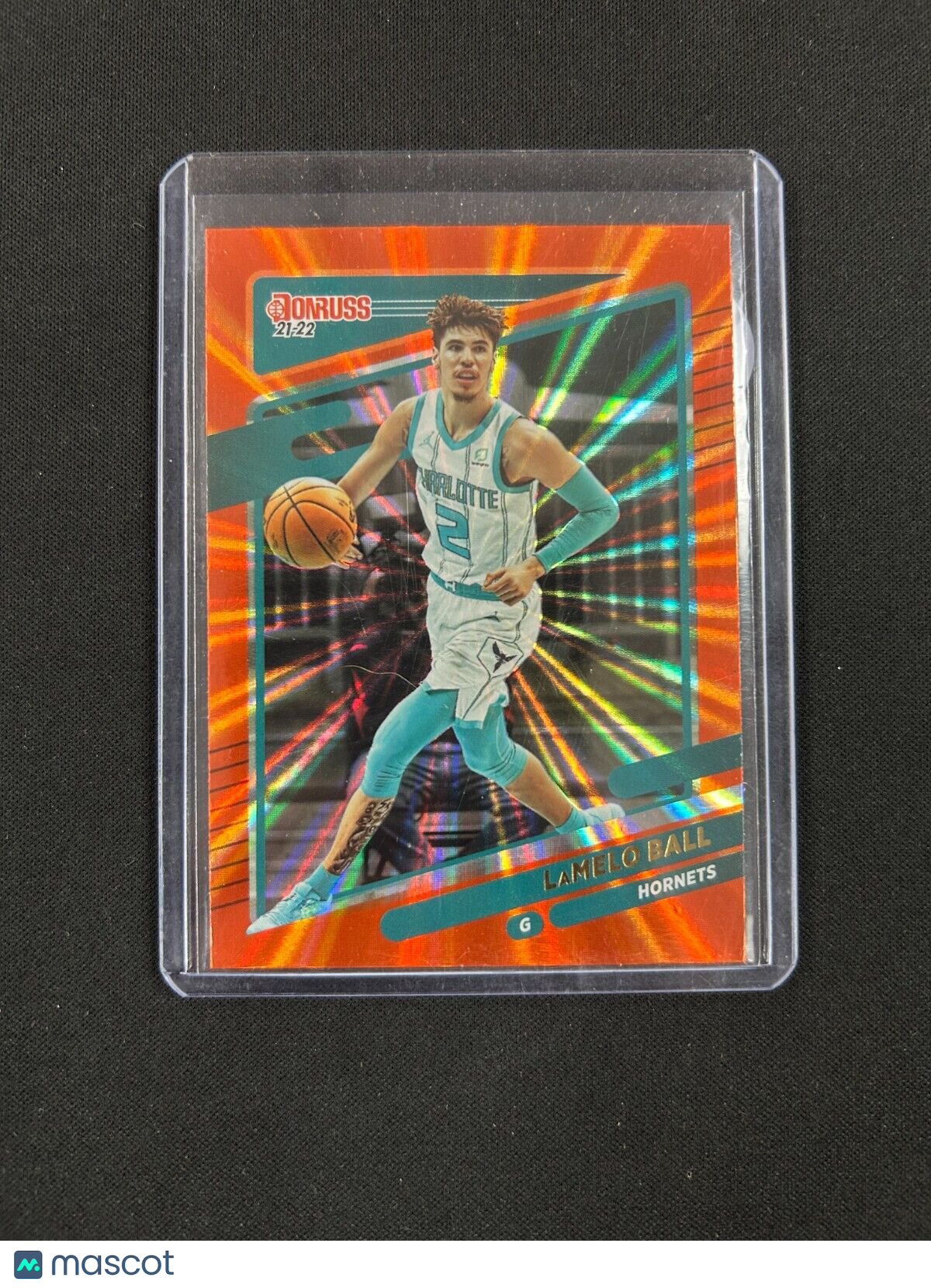 2021 Panini Donruss Orange Lazer #111 Lamelo Ball