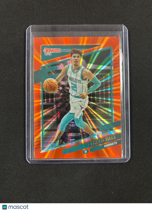 2021 Panini Donruss Orange Lazer #111 Lamelo Ball