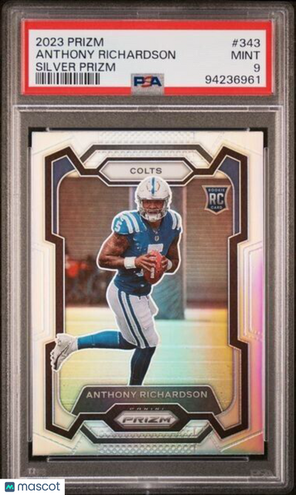 2023 Prizm Silver #343 Anthony Richardson PSA MINT 9