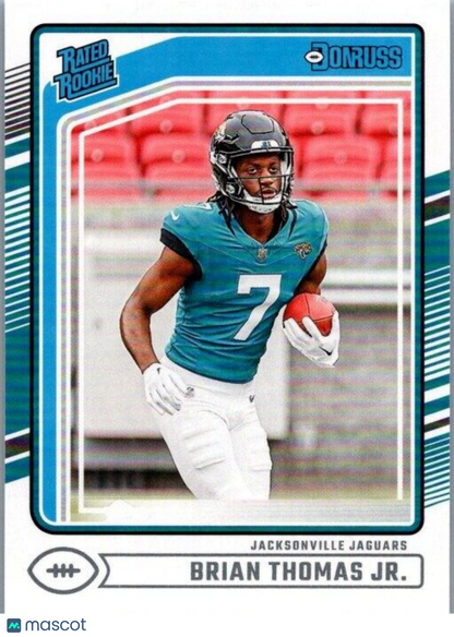 2024 Panini Donruss - Rated Rookie #313 Brian Thomas Jr. (RC)