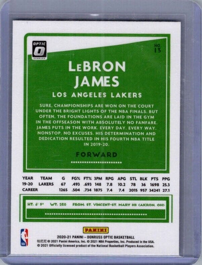 2020-21 Panini Donruss Optic - #13 LeBron James