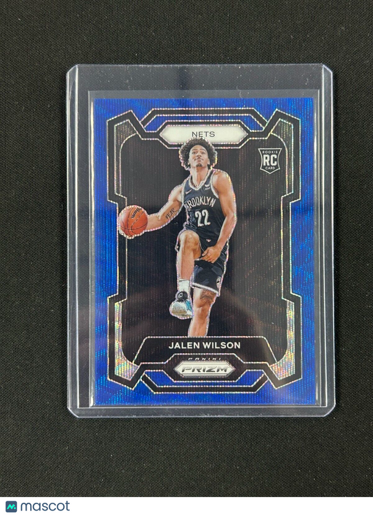 2023-24 Panini Prizm Blue #128 Jalen Wilson (RC)