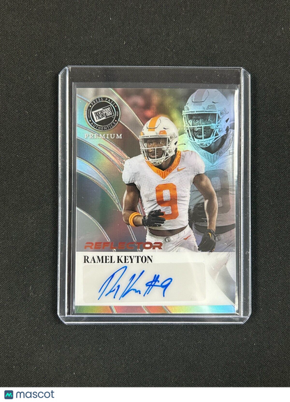 2024 Leaf Press Pass Premium Reflector #RA-RK1  Ramel Keyton Auto /10