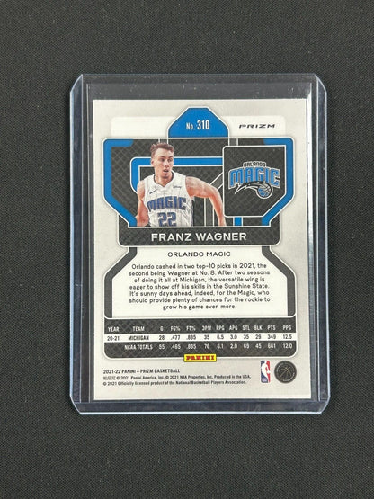 2021 Panini Prizm Red White and Blue #310 Franz Wagner RC