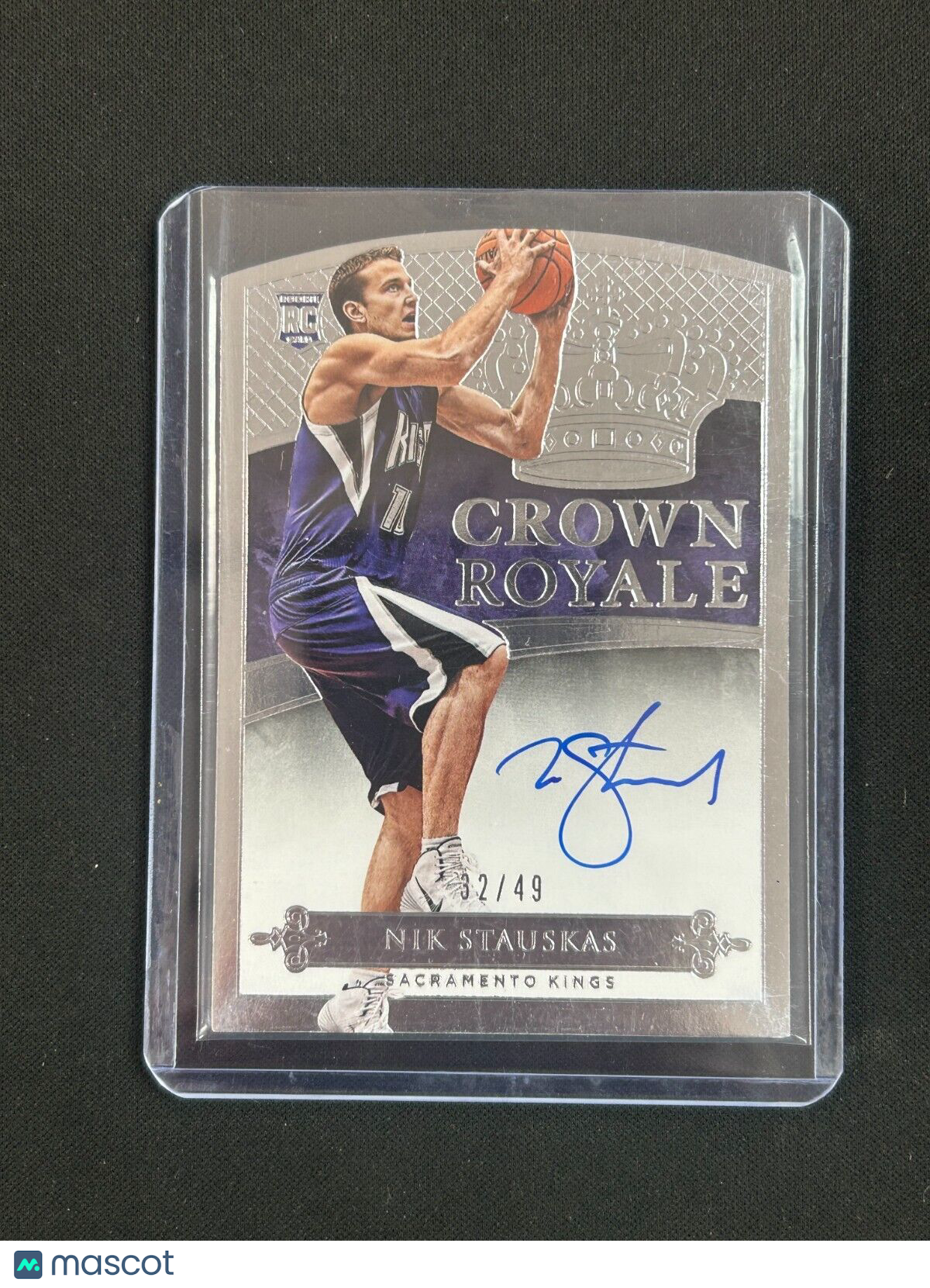 2014-15 Panini Preferred - Crown Royale Autographs #173 Nik Stauskas /75