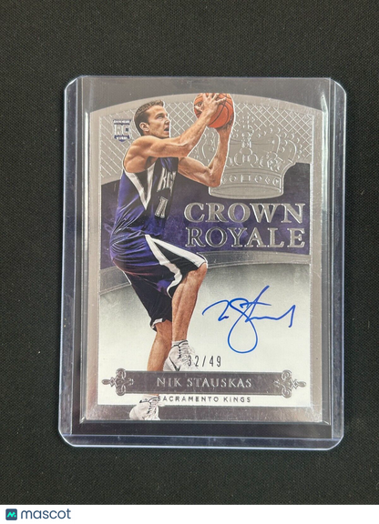 2014-15 Panini Preferred - Crown Royale Autographs #173 Nik Stauskas /75