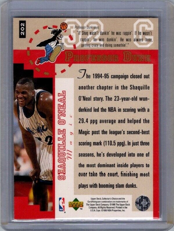 1995-96 Upper Deck Collector's Choice - #202 Shaquille O'Neal