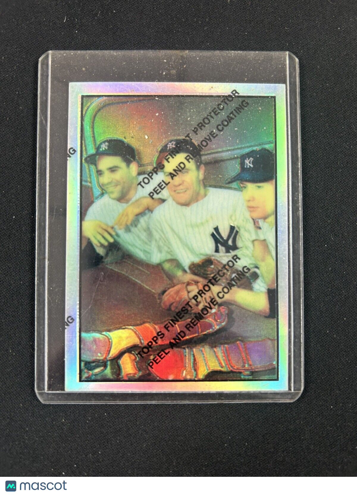 1997 Topps Refractor Bauer Berra Mantle no 44