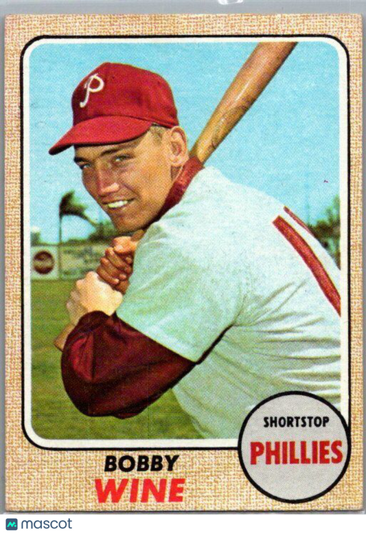 1968 Topps #396 Bobby Wine