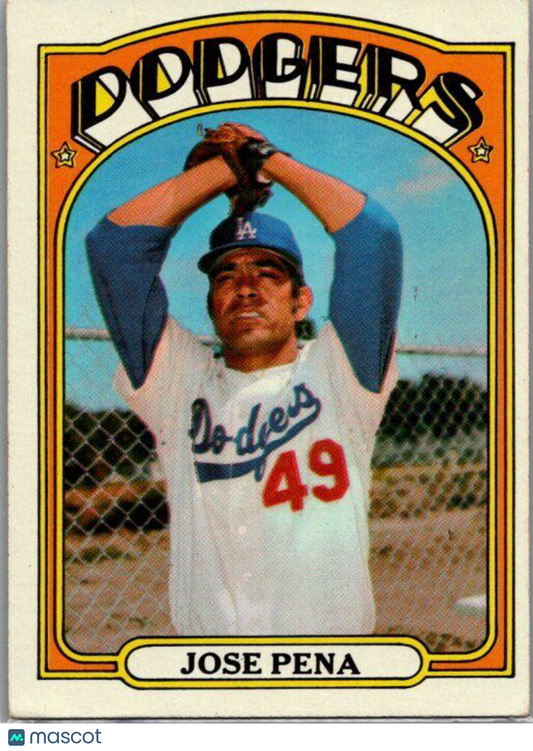 1972 Topps #322 Jose Pena