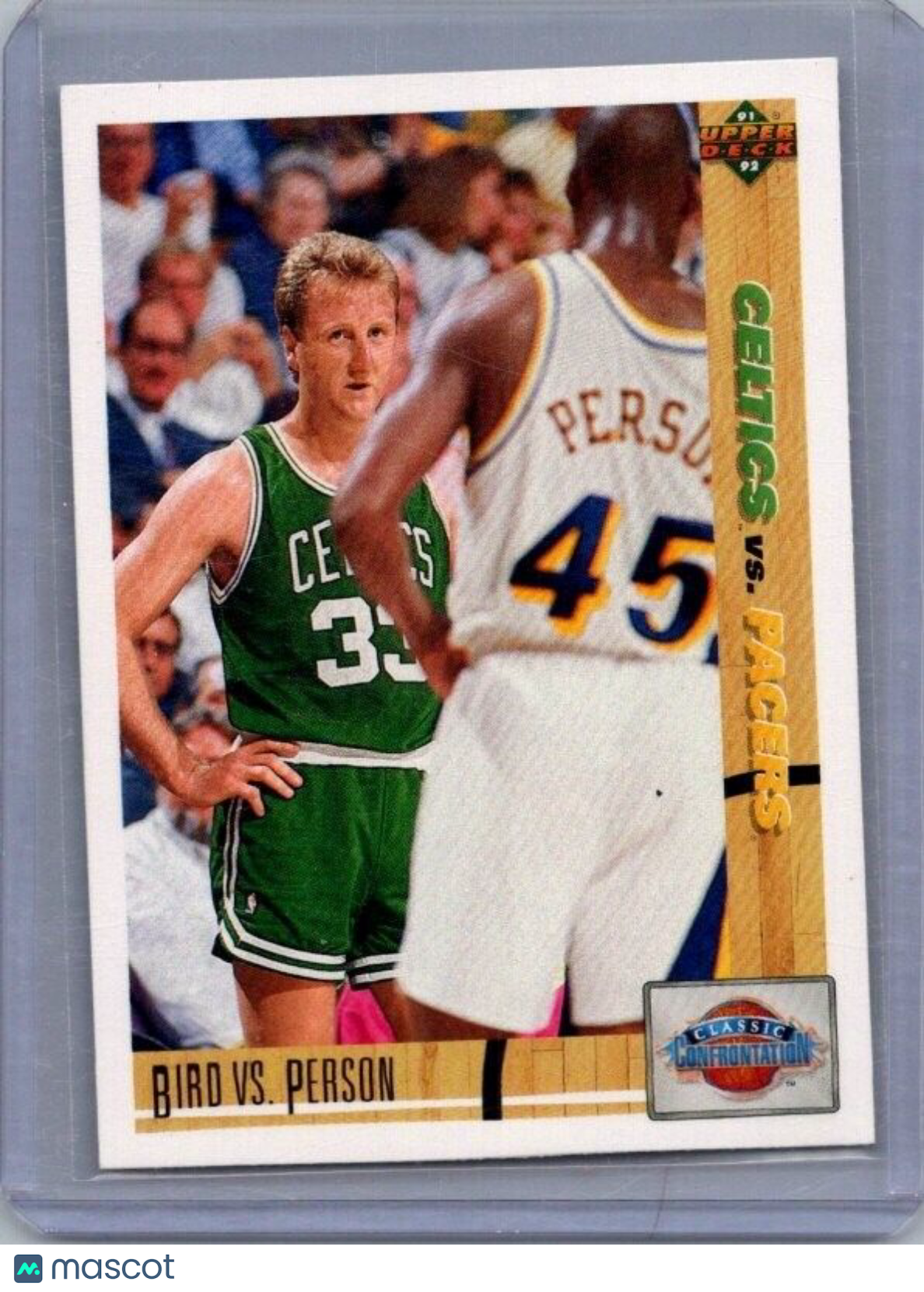 1991-92 Upper Deck - Classic Confrontation #30 Larry Bird, Chuck Person