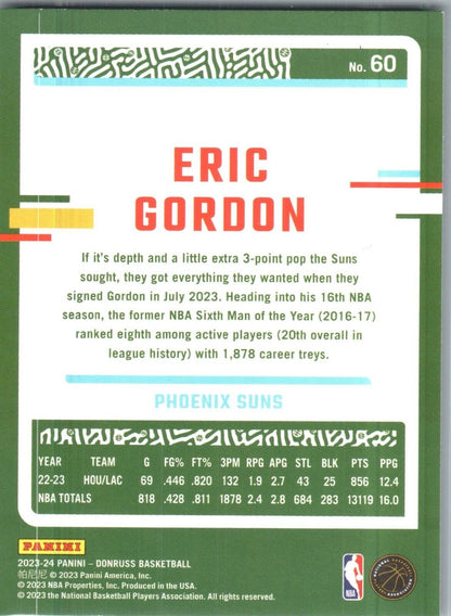 2023-24 Panini Donruss - #60 Eric Gordon