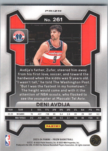 2023-24 Panini Prizm - Green #261 Deni Avdija