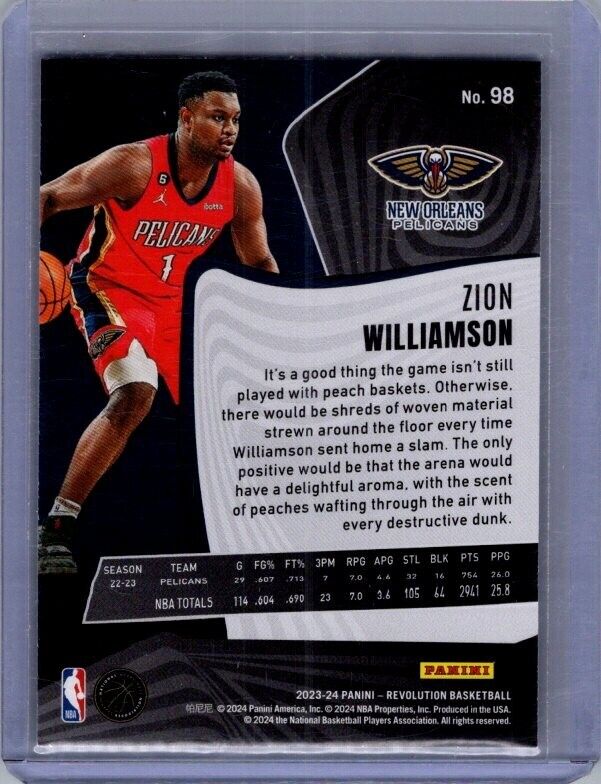 2023-24 Panini Revolution - #98 Zion Williamson