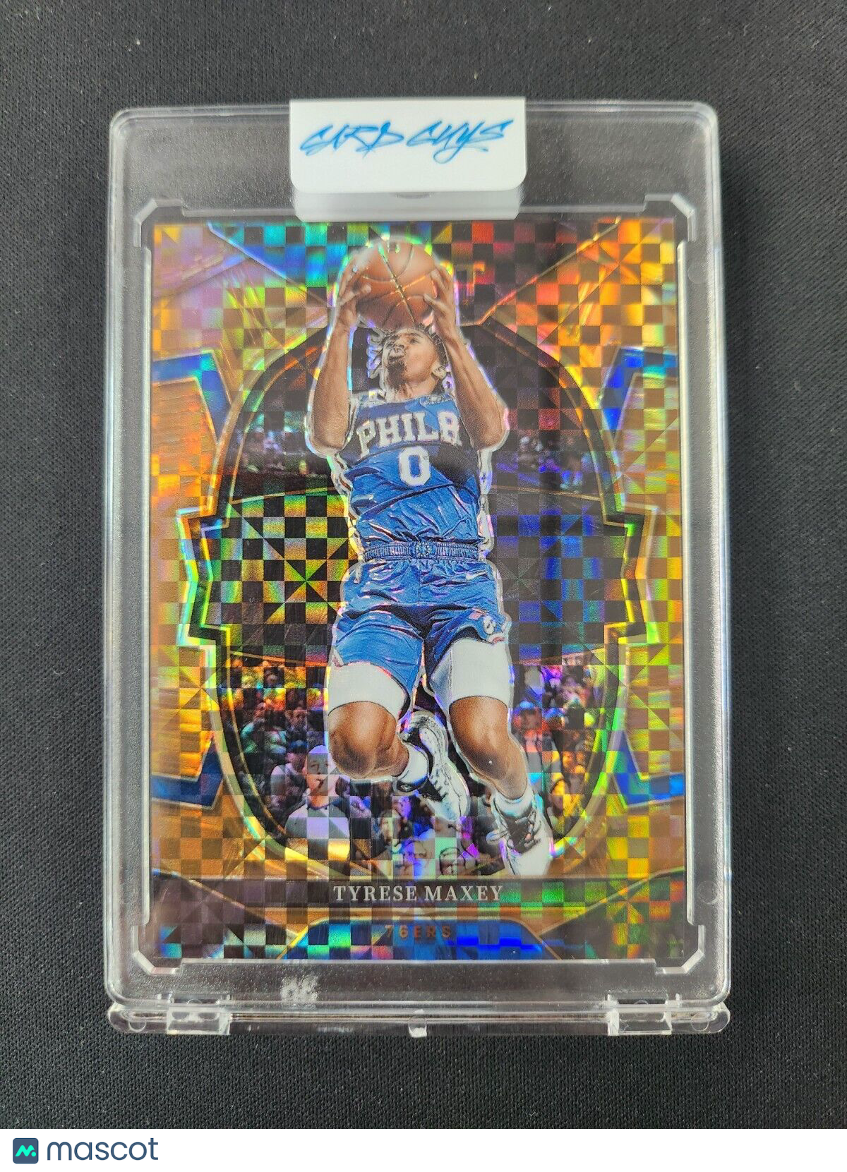 2022-23 Panini Select Tyrese Maxey Concourse Bronze Checkerboard /49 76ers