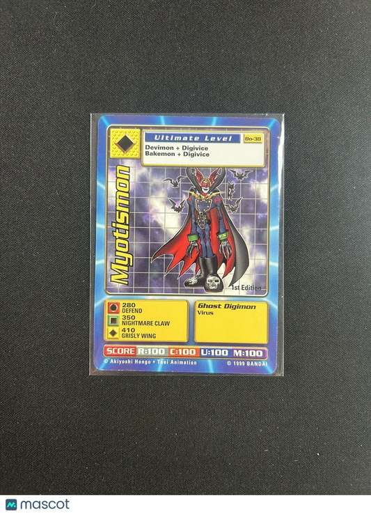 Myotismon Bo-38 | Digimon 1st Edition Digi-Battle Series 1 TCG | Bandai 1999