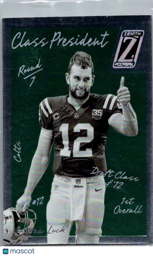 2023 Panini Zenith - Class President #CP-2012 Andrew Luck