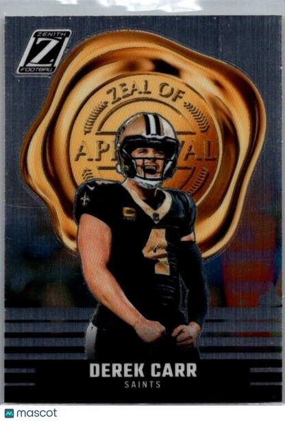 2023 Panini Zenith - Zeal of Approval #3 Derek Carr